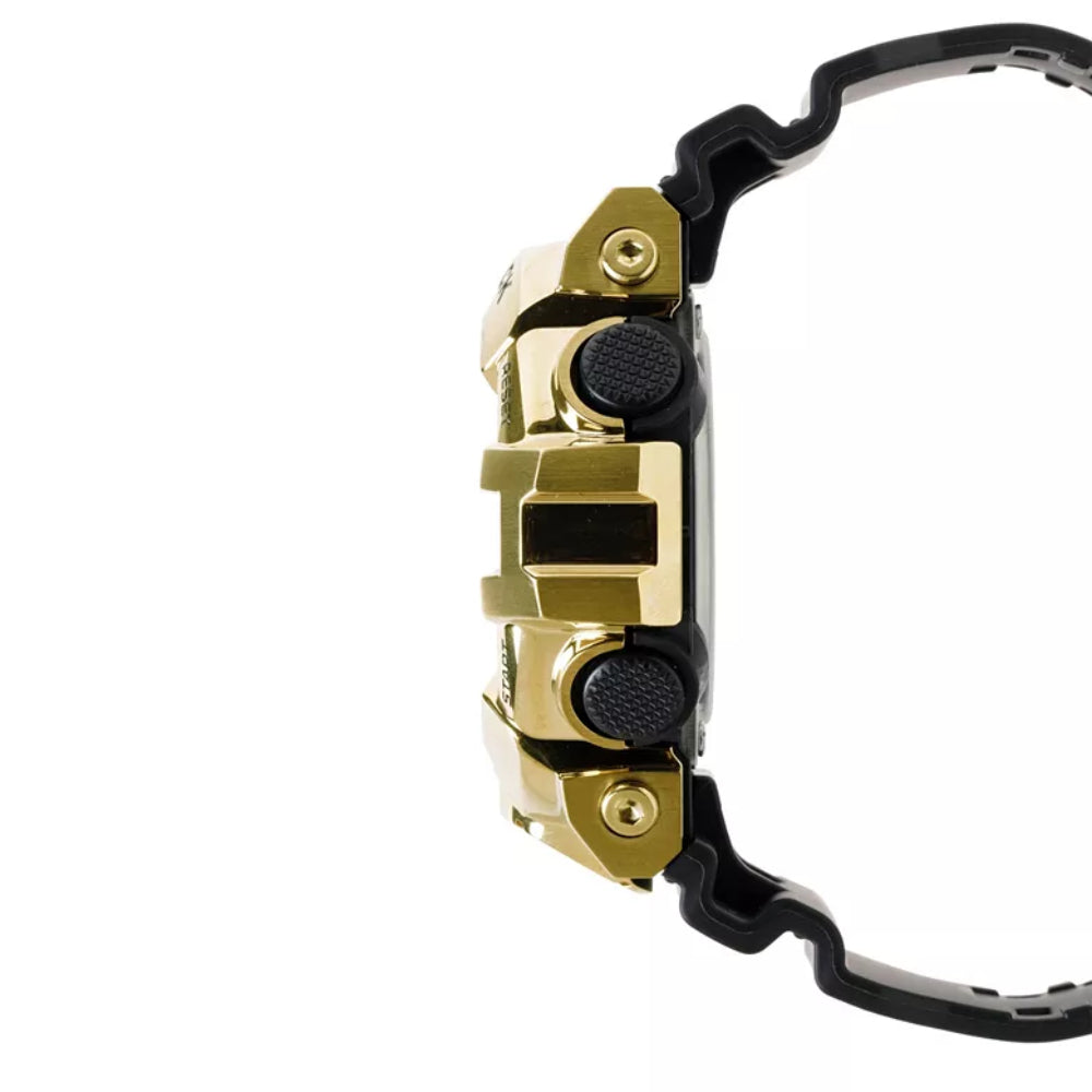 Casio G-Shock G-Steel Men's 53.4mm Black Strap Watch - Gold-Tone Dial