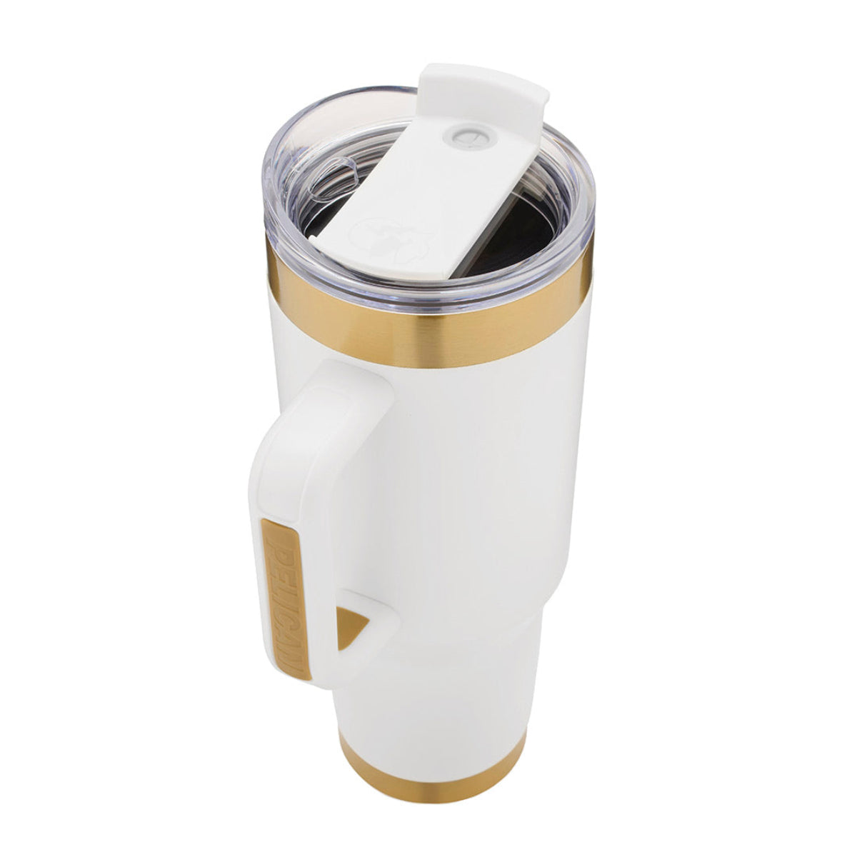 Pelican Hydration 40 oz Porter Tumbler - White/Gold