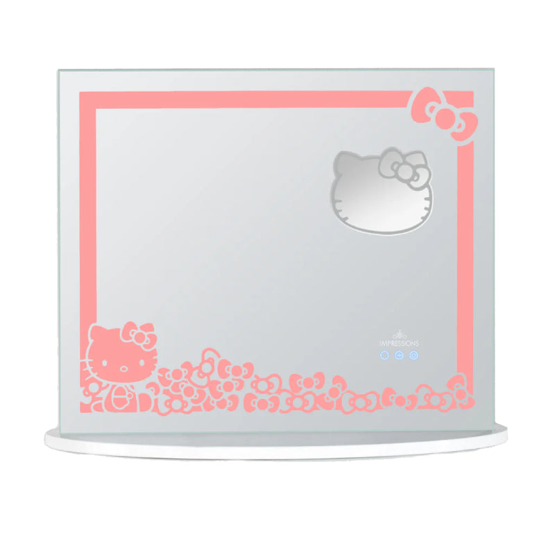 Impressions Vanity Hello Kitty RGB Plus "Bows" Vanity Mirror - White