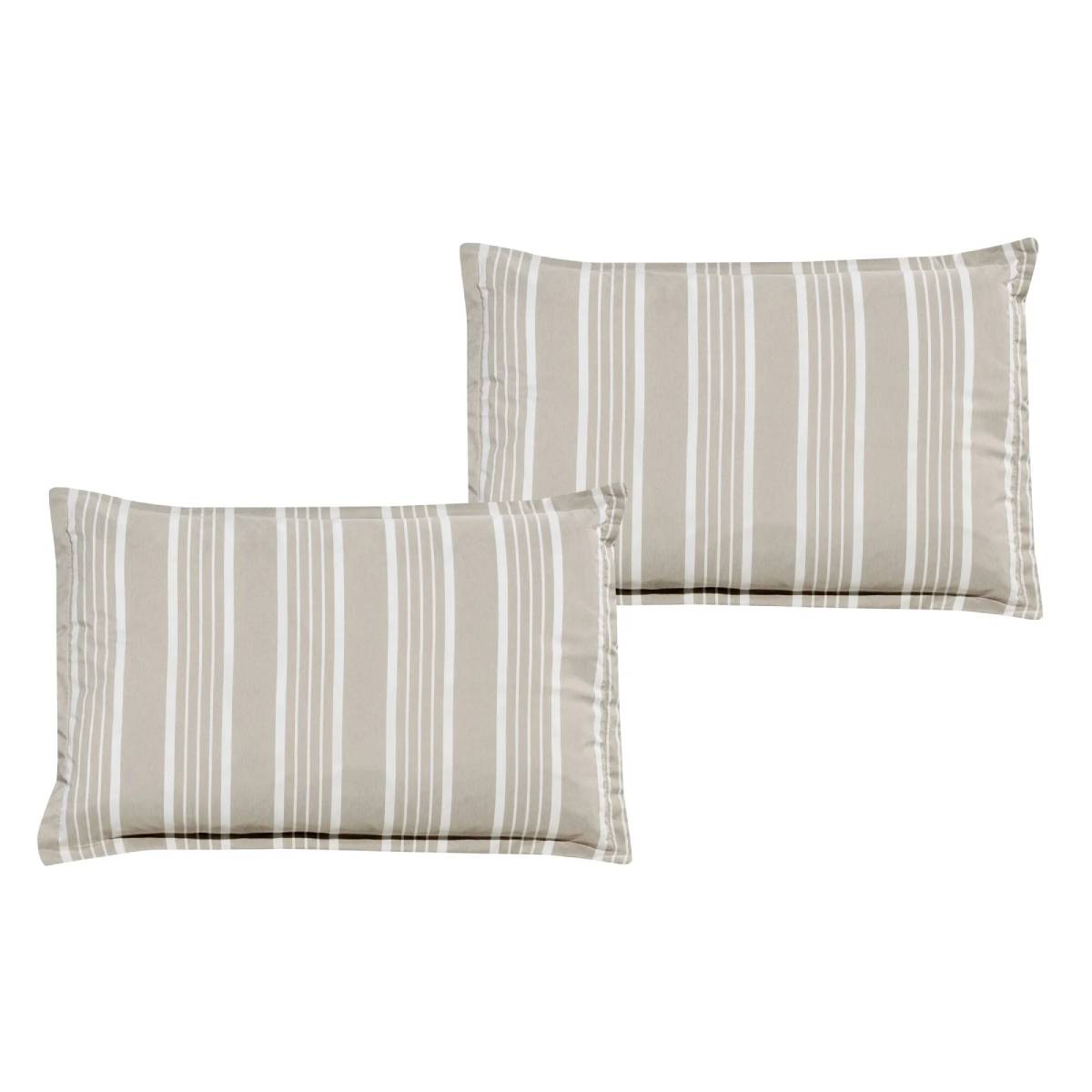 ESCA Trading Judo King Size Comforter Set (7- Pieces) - Taupe