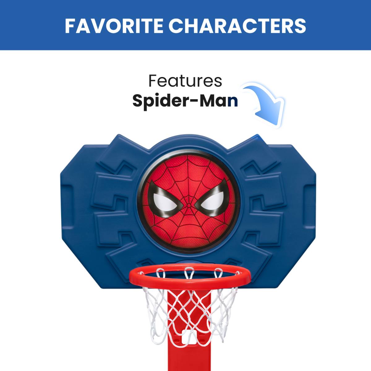 Delta Children Spider-Man 4-in-1 Sport Center Toy - Red/Blue