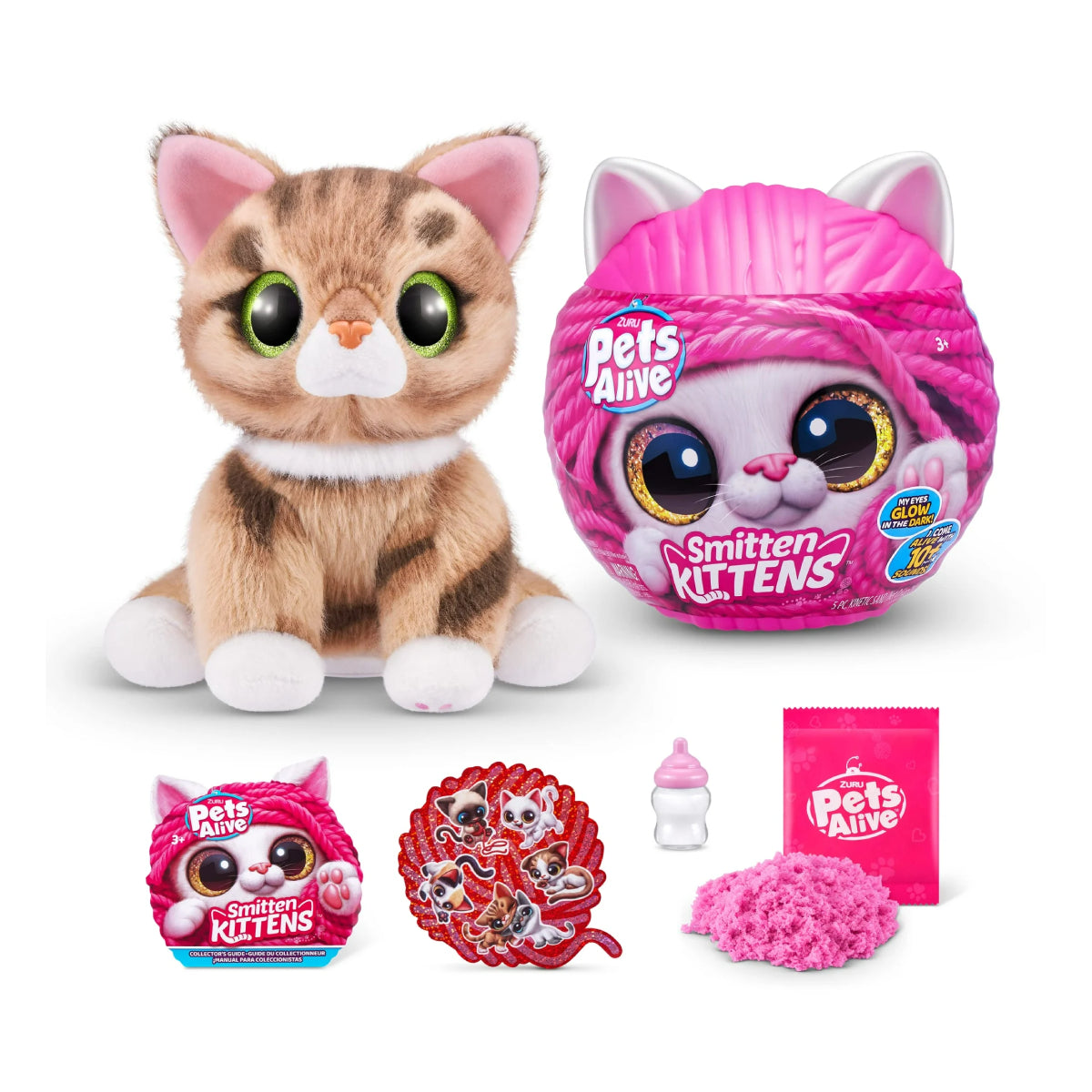 Pets Alive Smitten Kittens With Interactive 10 Sounds - Assortment