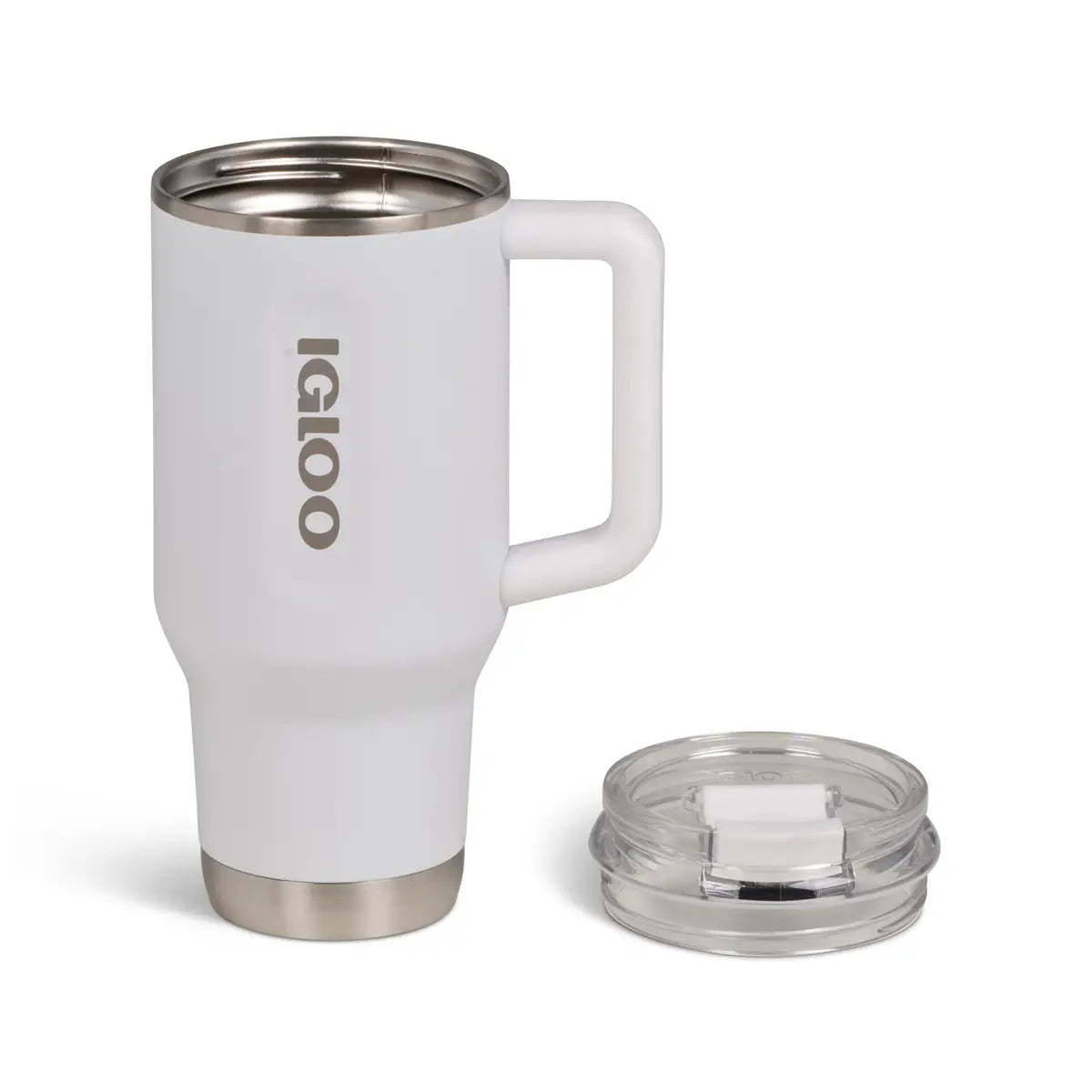 Igloo 71221 Flip 'n' Sip 32 oz Travel Mug - White