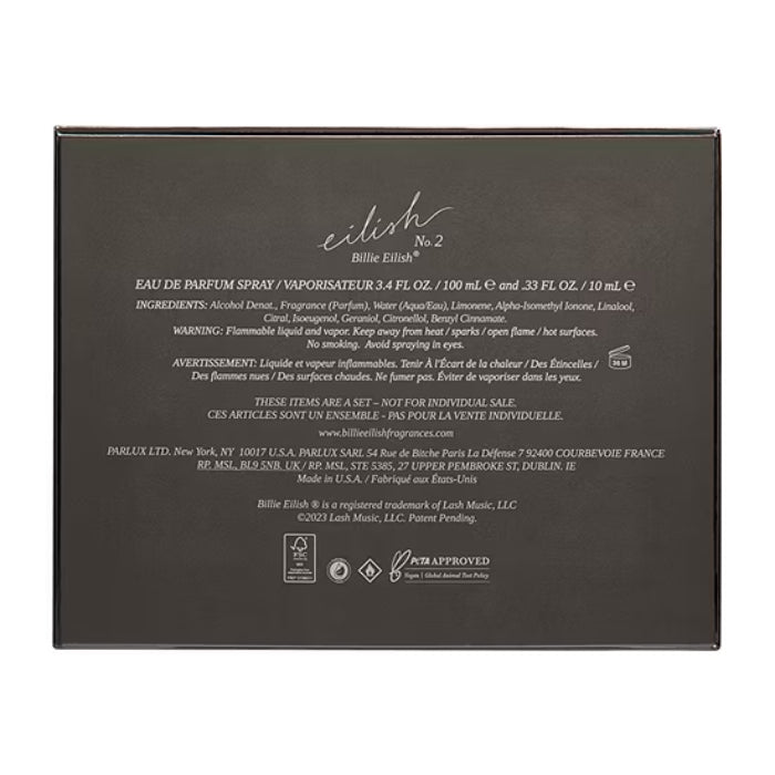 Billie Eilish Eilish No.2 Women's (2-piece) Eau De Parfum Gift Set