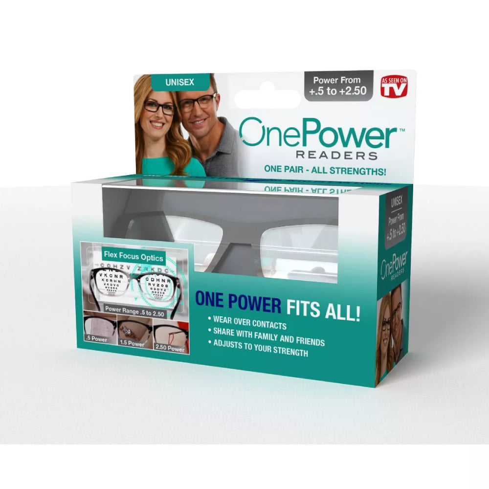 OnePower Readers As Seen On TV Reading Glasses, Clear