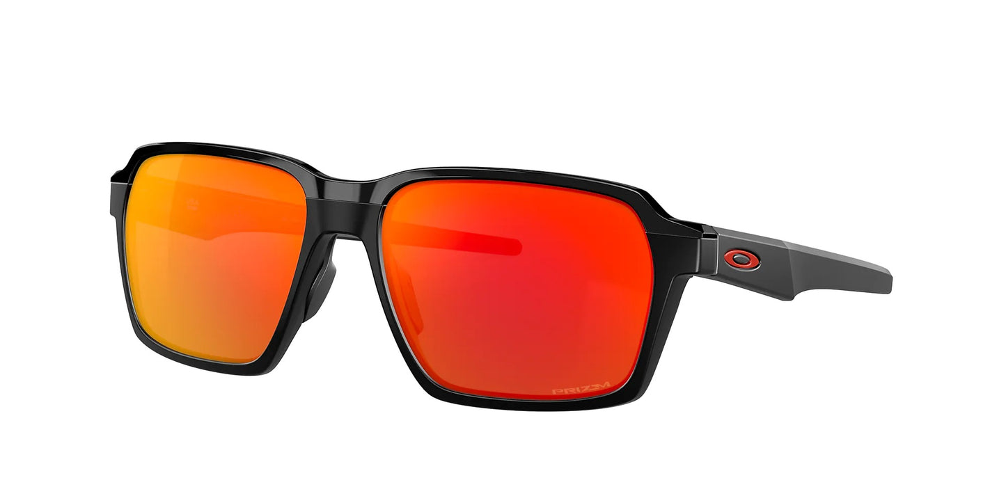Oakley Parlay Matte Black Prizm Ruby Sunglasses