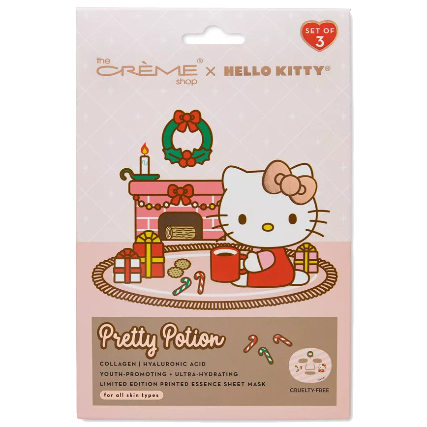 The Creme Shop x Hello Kitty Pretty Potion Printed Essence Sheet Mask (Pack of 3)