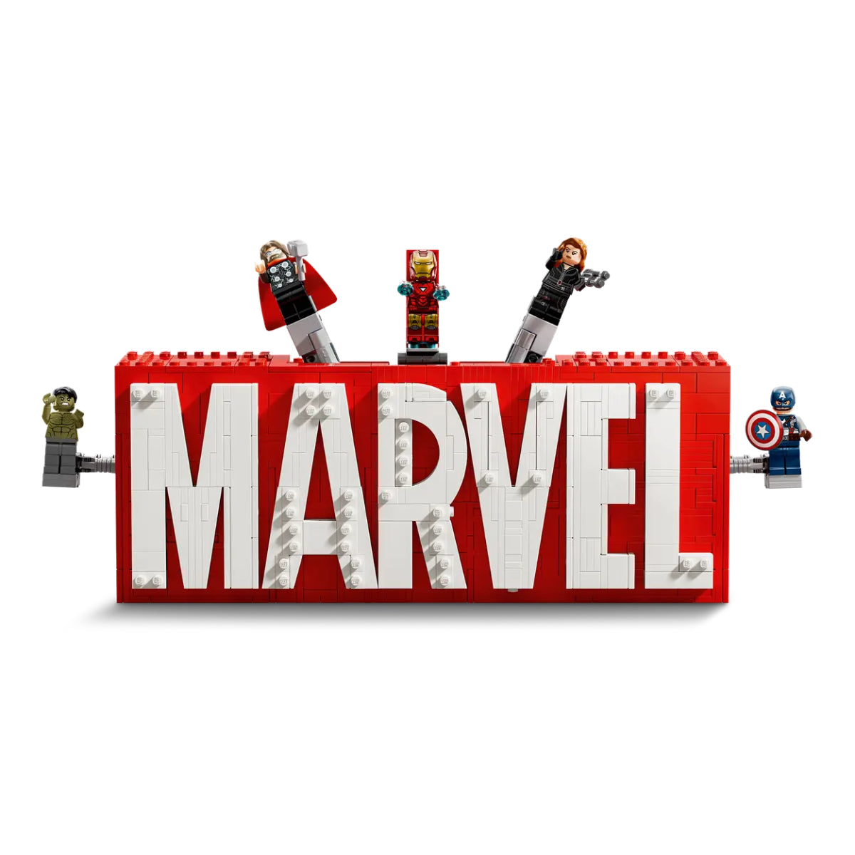 LEGO Marvel Logo & Minifigures Building Toy Set (932-Pieces)
