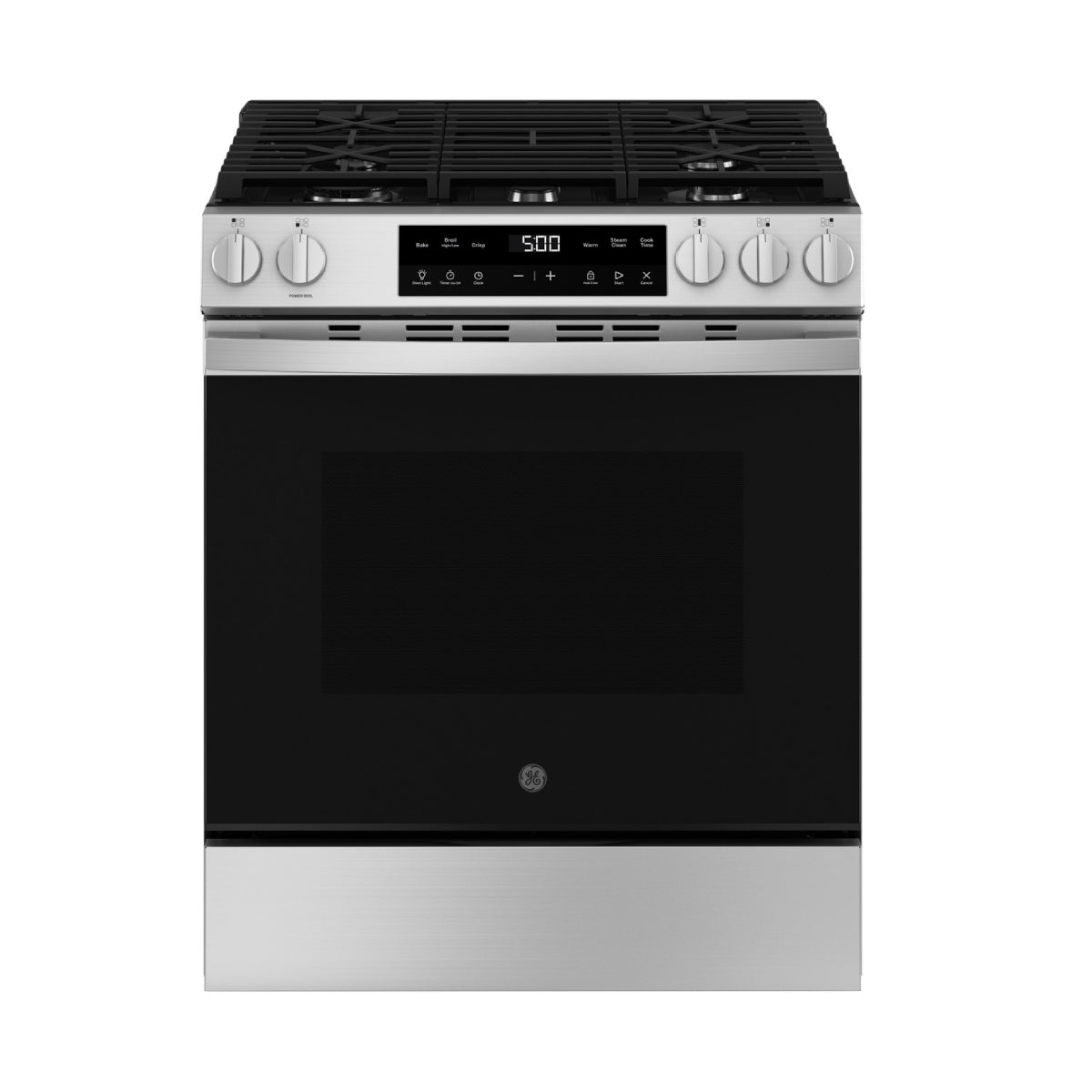 GE GGS500SVSS 5.3 cu. ft. Slide-In Gas Range with 5 Sealed Burners - Stainless Steel