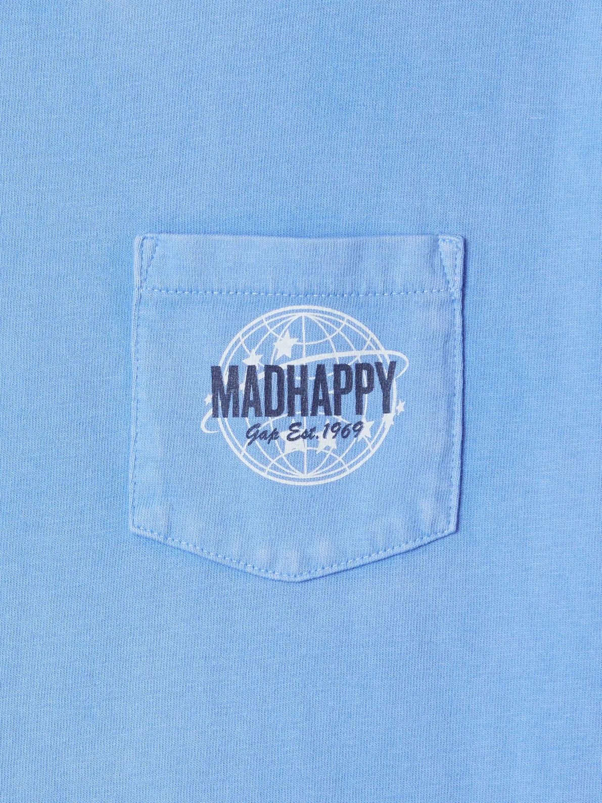 Gap - MadHappy - Kids Globe Pocket Tee - Ultramarine Blue