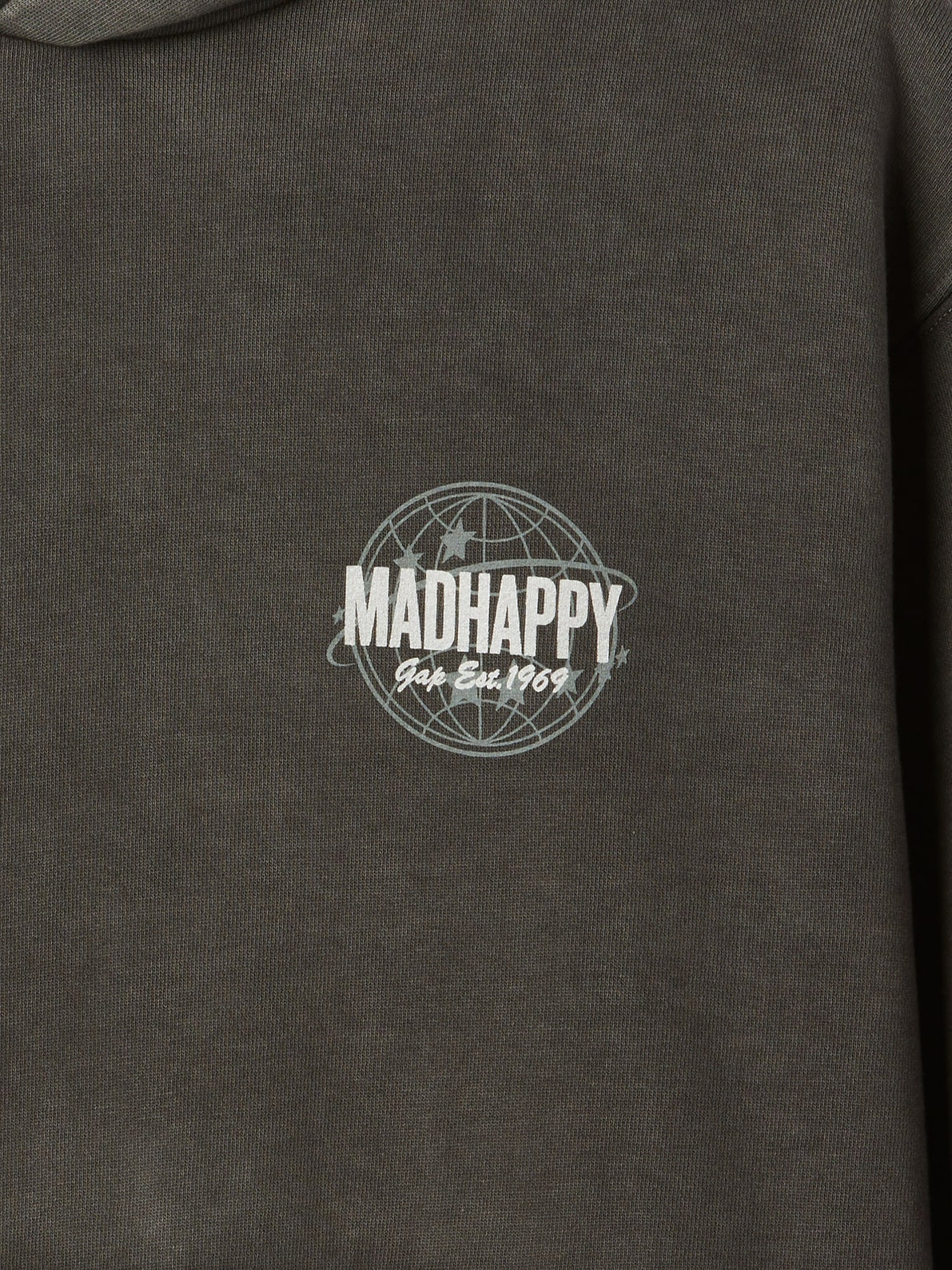 Gap - MadHappy - Globe Hoodie - Moonless
