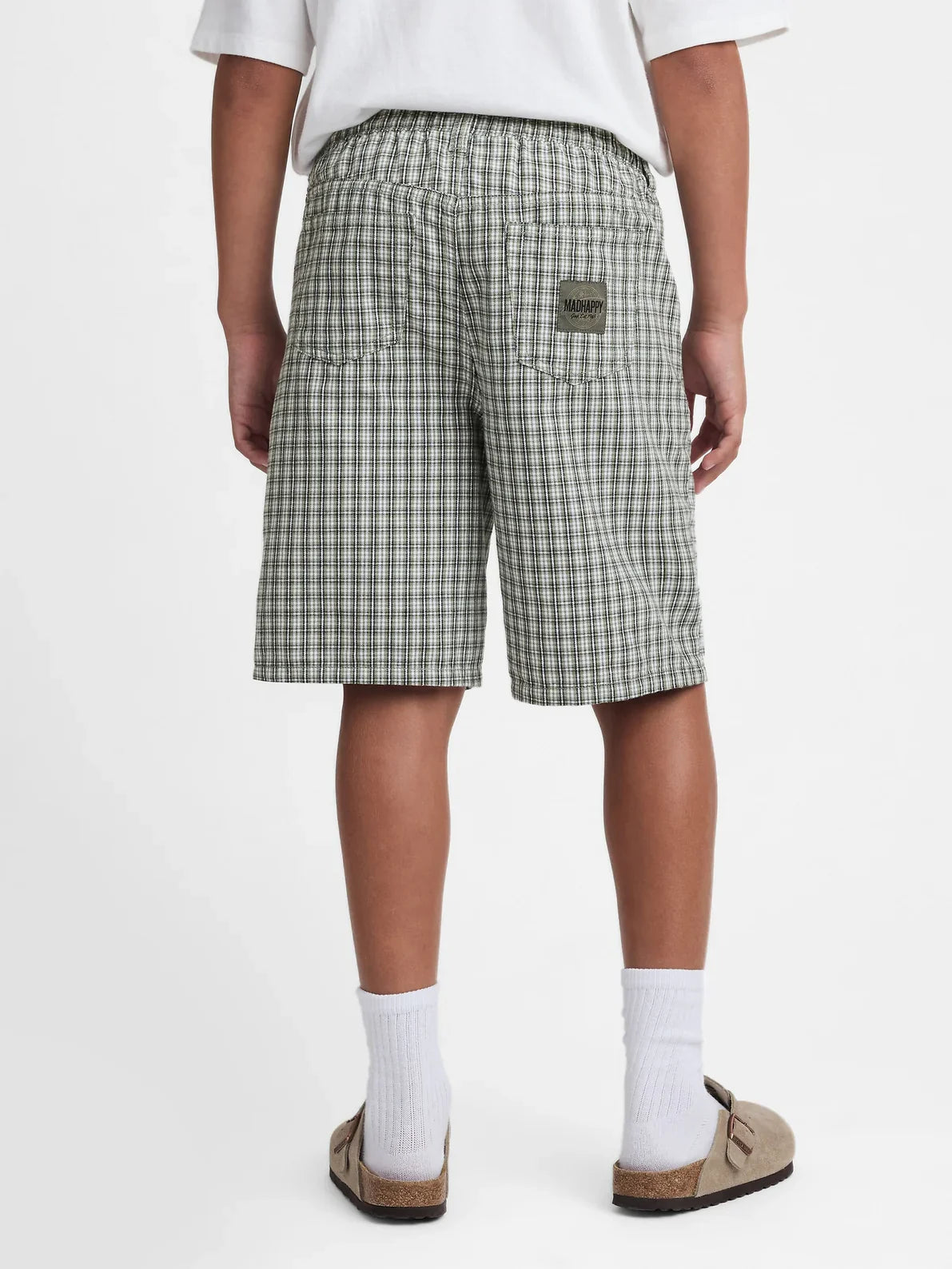 Gap - MadHappy - Kids Oversized Plaid Short - Plaid