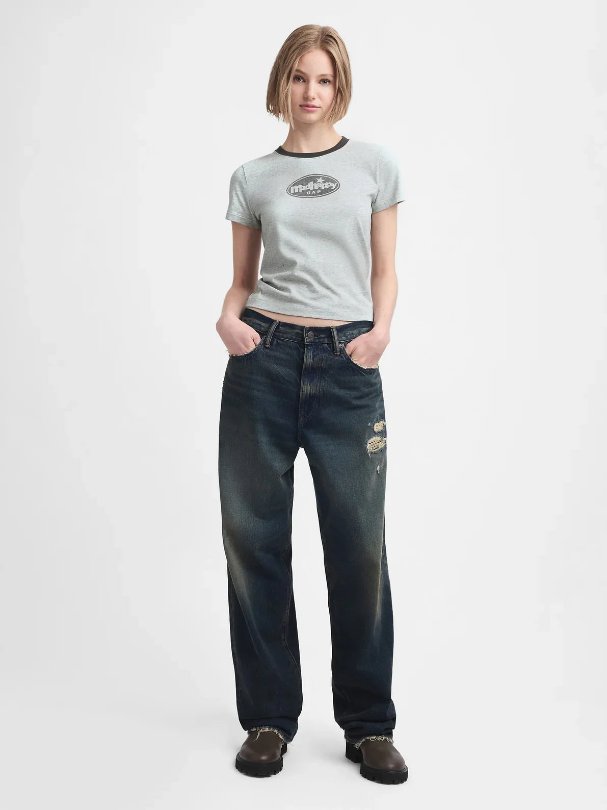 Gap MadHappy Ringer Tee – Retro-Inspired Style with Ultimate Comfort