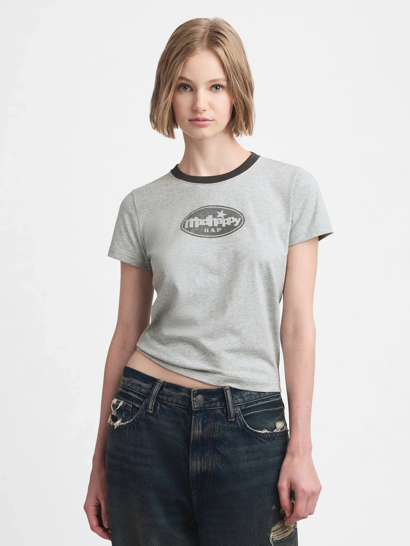 Gap MadHappy Ringer Tee – Retro-Inspired Style with Ultimate Comfort