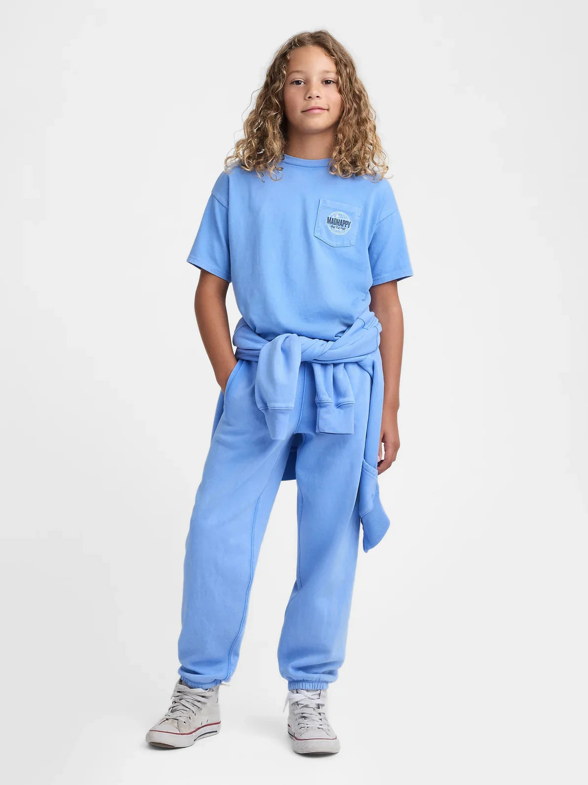 Gap - MadHappy - Kids Globe Pocket Tee - Ultramarine Blue