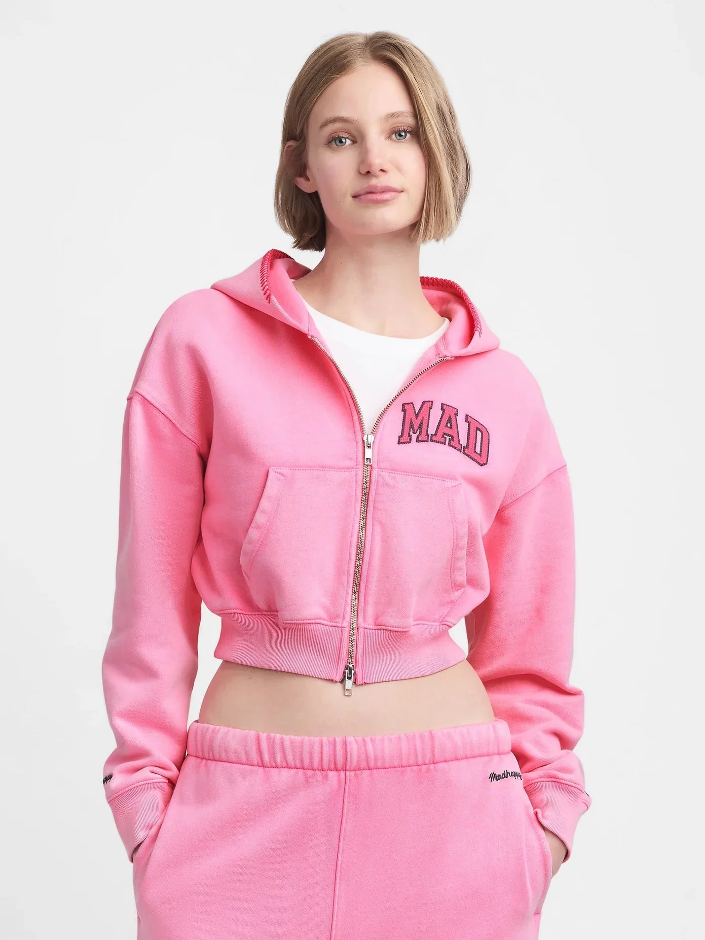 Gap MadHappy Full Zip Cropped Hoodie – Stylish Cropped Fit