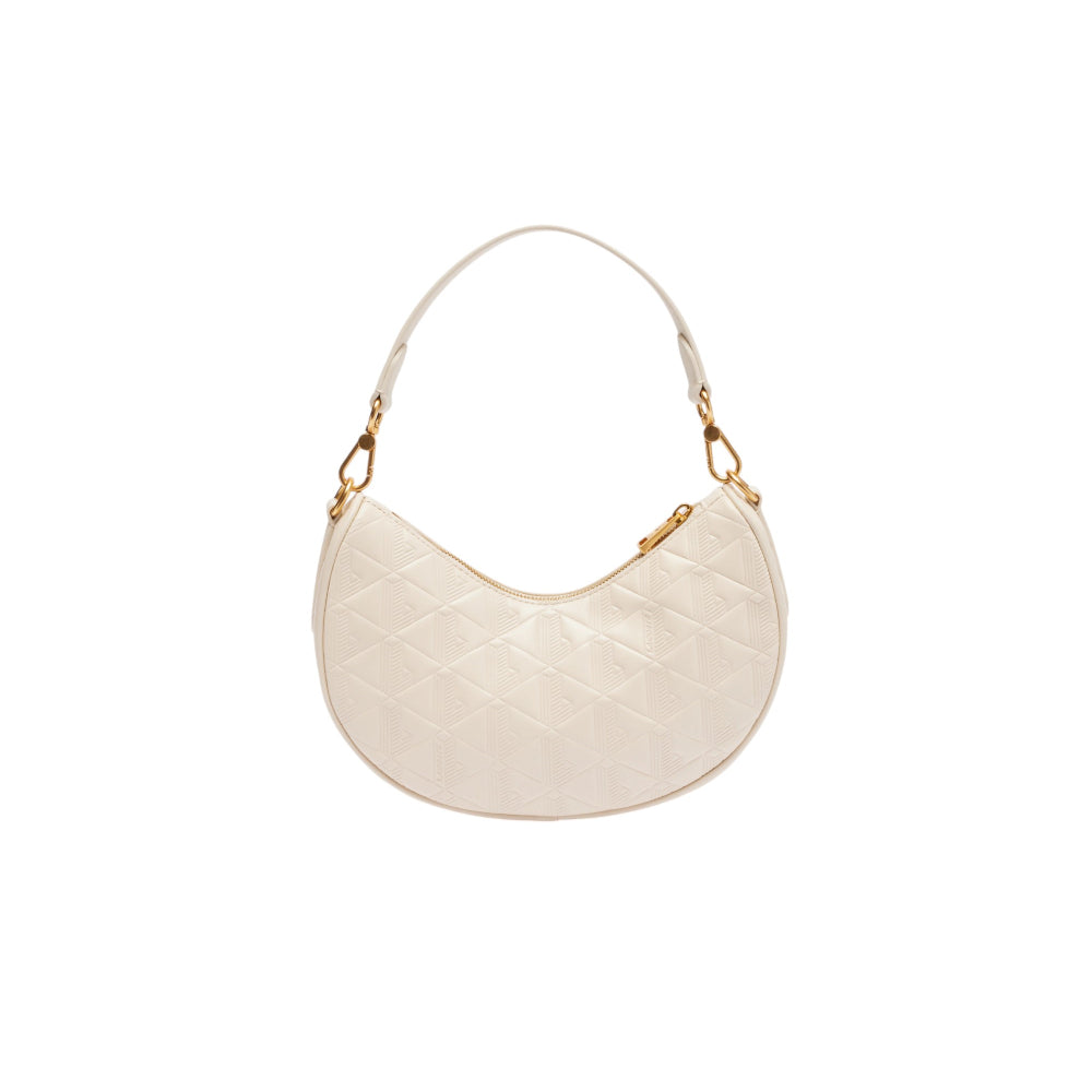 Lacoste Maheki Half Moon Bag - Bone White