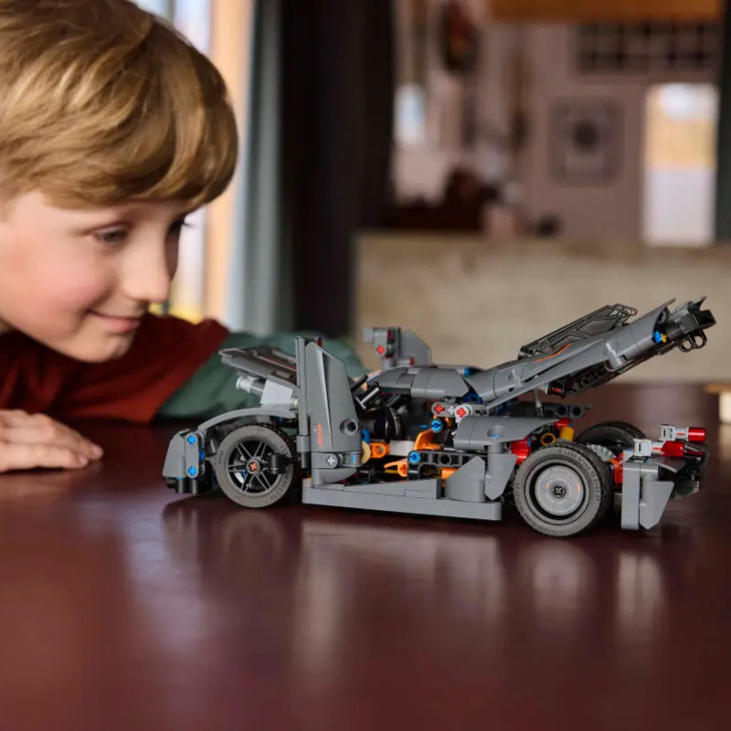 LEGO Technic Koenigsegg Jesko Absolut Hypercar Building Toy (801-Pieces) - Gray