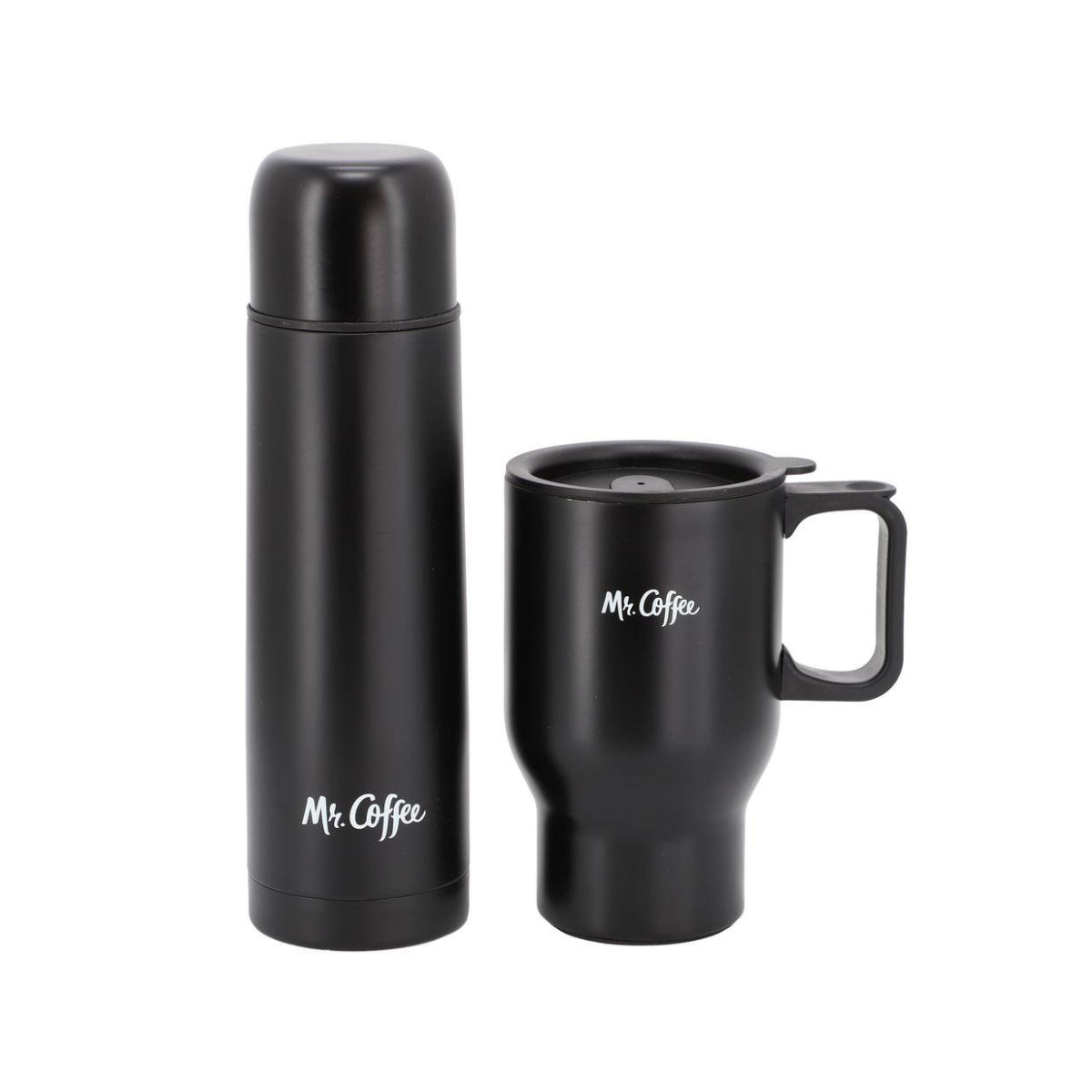 Mr.Coffee Javelin Thermal Bottle and Travel Mug Set (2 - Pieces) - Black