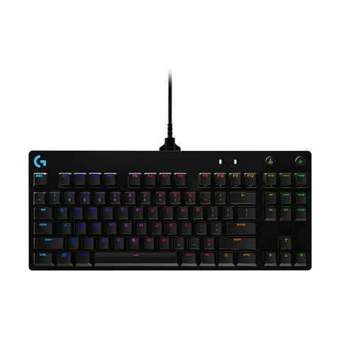 Logitech G Pro Wired Mechanical Gaming Keyboard with RGB Backlighting - Black - Curacao