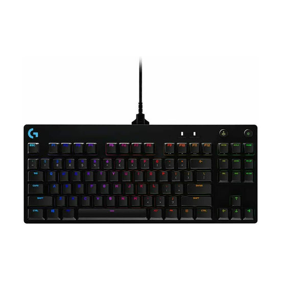 Logitech G Pro Wired Mechanical Gaming Keyboard with RGB Backlighting - Black - Curacao