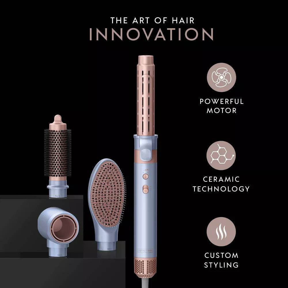 Conair InfinitiPRO DigitalAIRE Styling Wand with Multiple Attachments - Pink