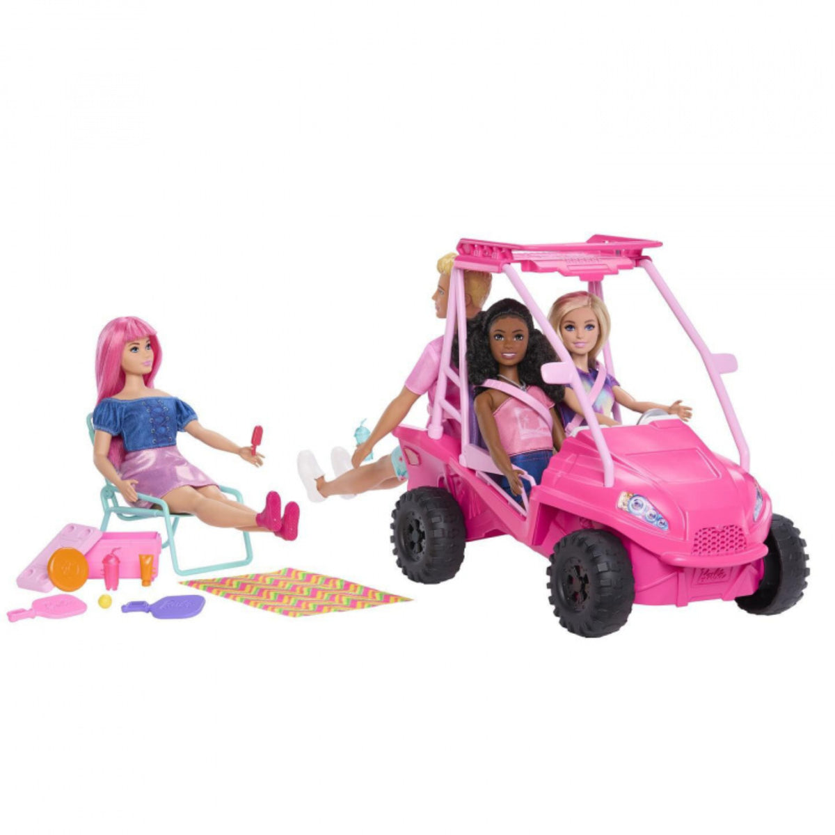 Barbie Mysteries Detectives Beach Buggy Playset