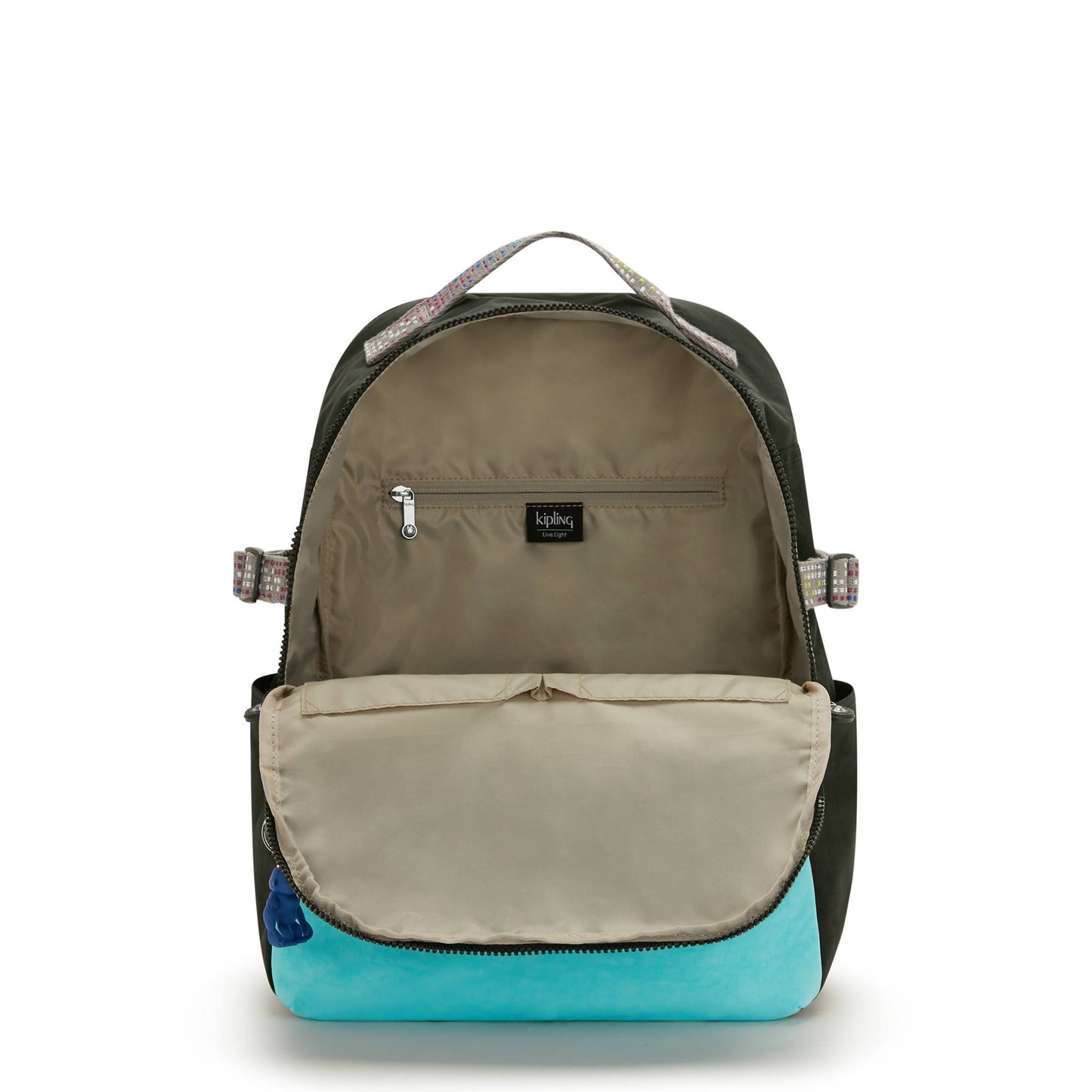 Kipling Alom Backpack Poseidon Black & Blue