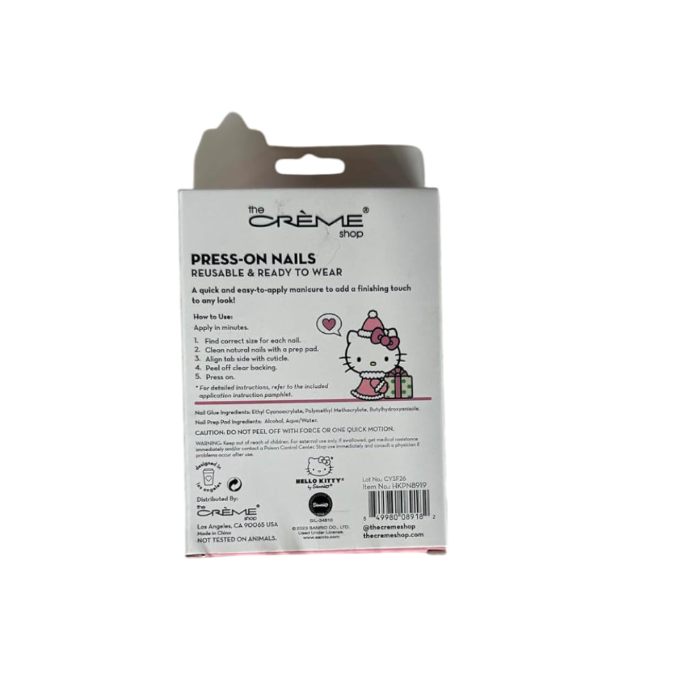 The Creme Shop X Hello Kitty Press on Nails Set (28 Pieces)