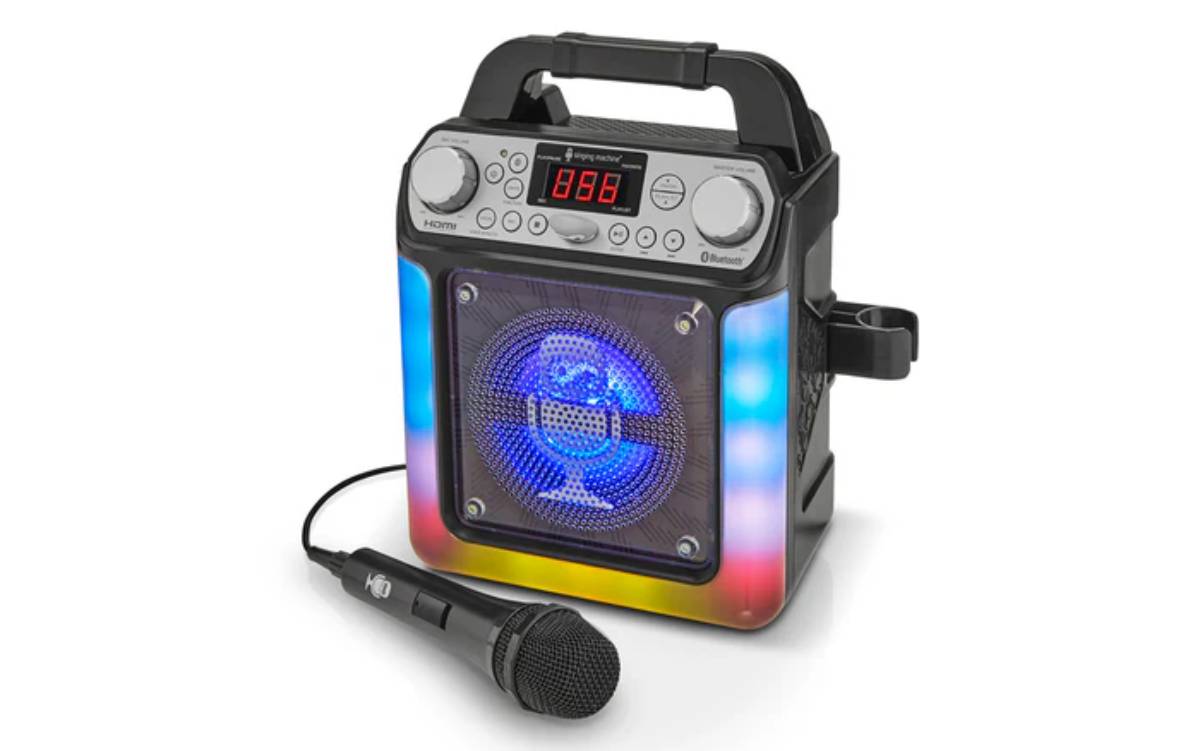 Singing Machine Groove Cube Mini Karake System- Black