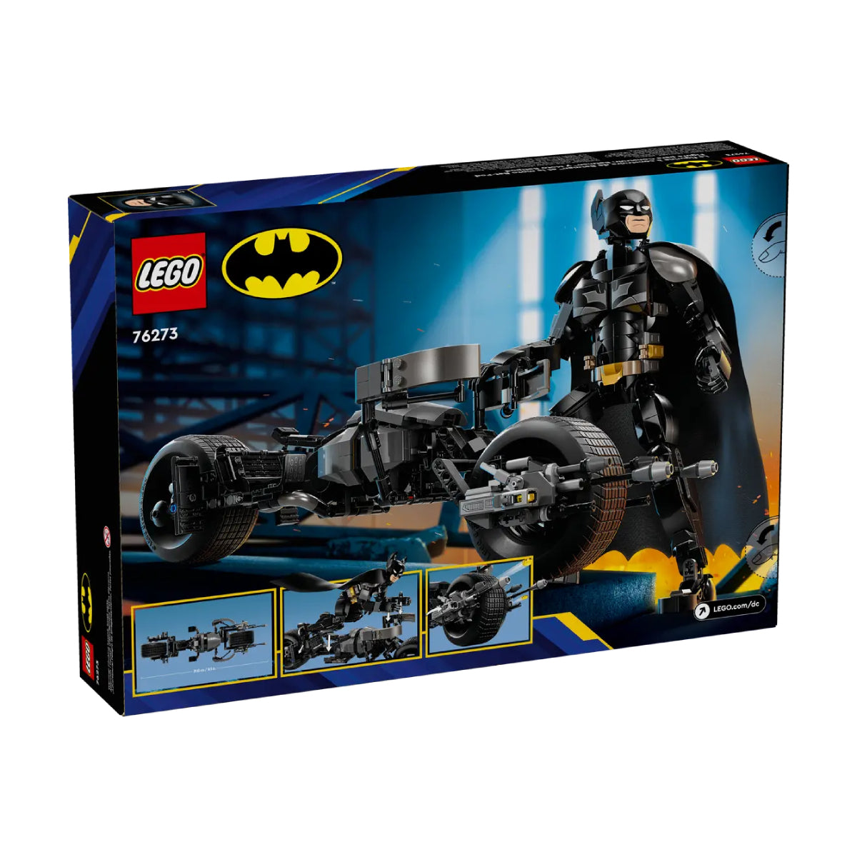LEGO DC Batman Figure & the Bat-Pod Bike Building Toy Set (713-Pieces)