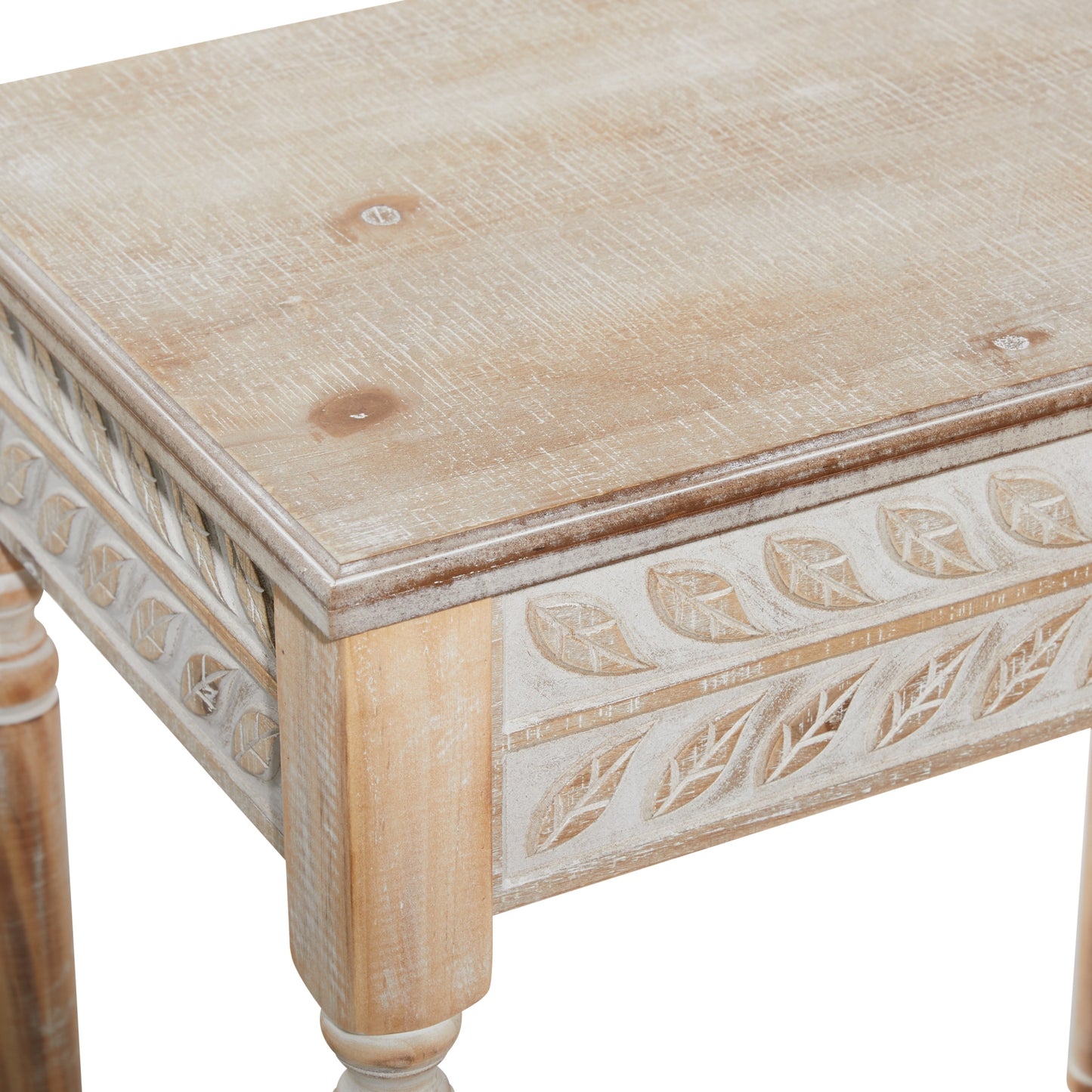 Farmhouse Accent Table Set of 2 by UMA Enterprises