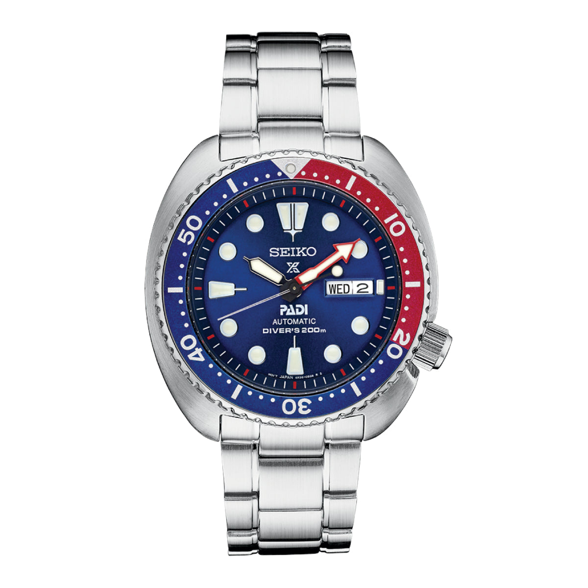 Seiko Prospex Men™ 45mm Silver-Tone Bracelet Watch - Blue Dial