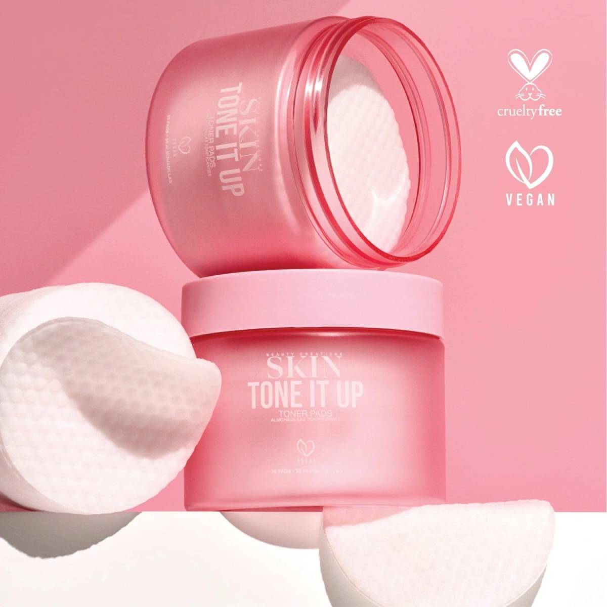 Beauty Creations Tone It Up Toner Pads (50 pieces)