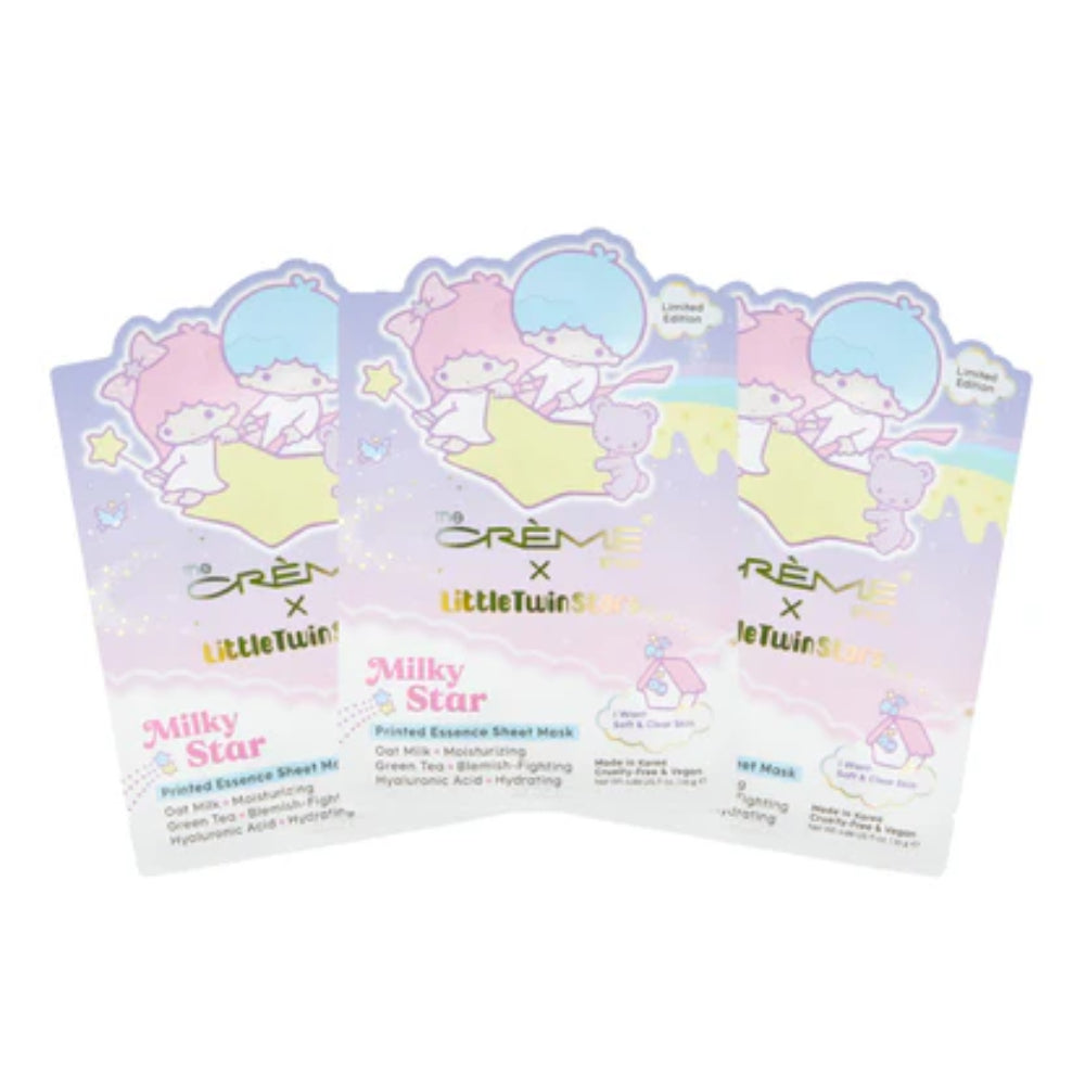 The Creme Shop X Little Twin Stars Milky Star Printed Essence Sheet Mask (Set of 3)
