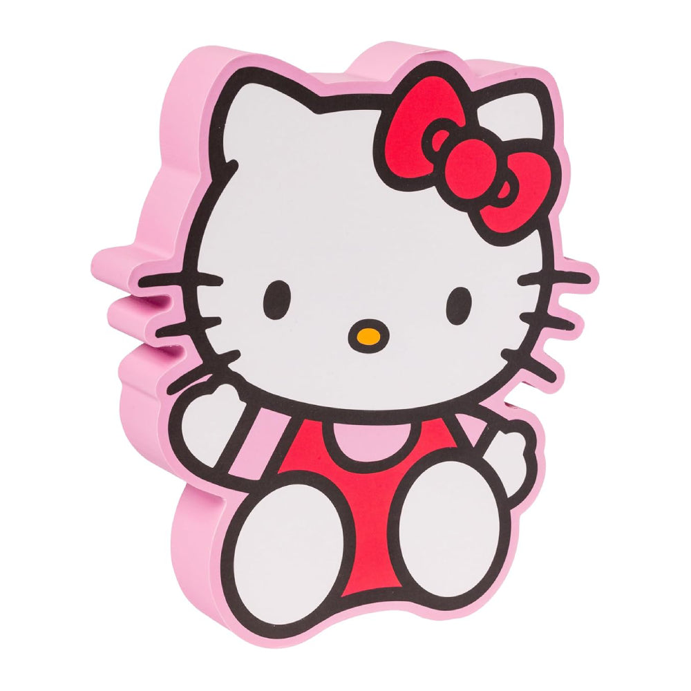 Sanrio Hello Kitty Large Die Cut MDF Wall Art - Pink
