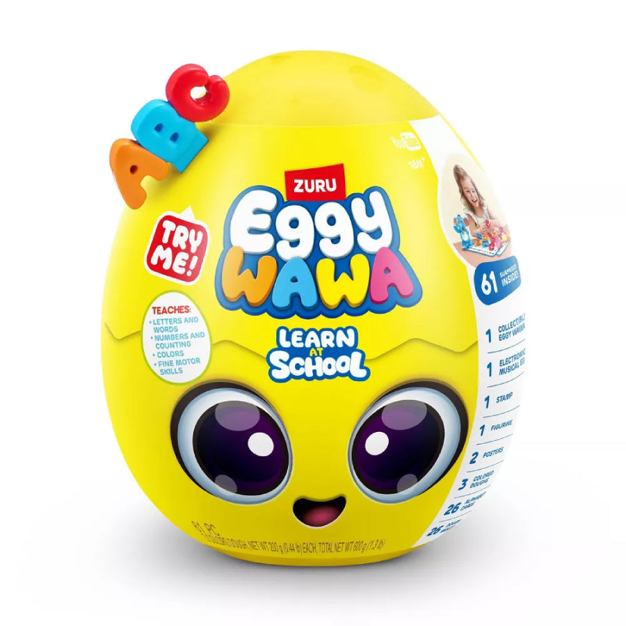 Eggy Wawa School Surprise Egg Capsule - Yellow