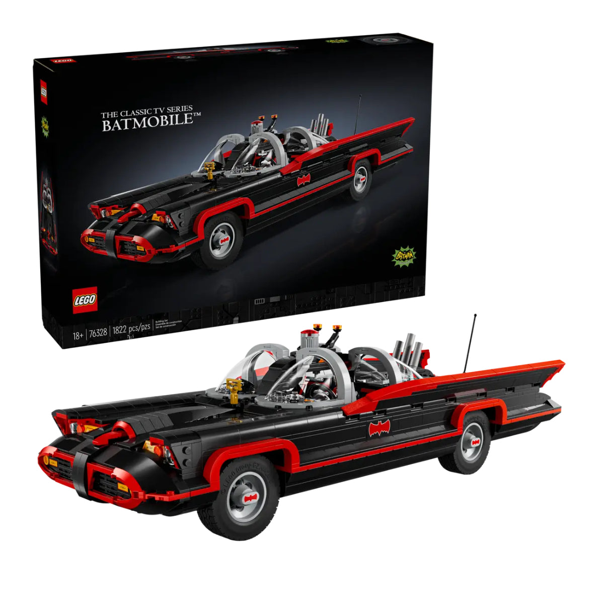 LEGO DC Batman: The Classic TV Series Batmobile Building Toy Set (1822-Pieces)
