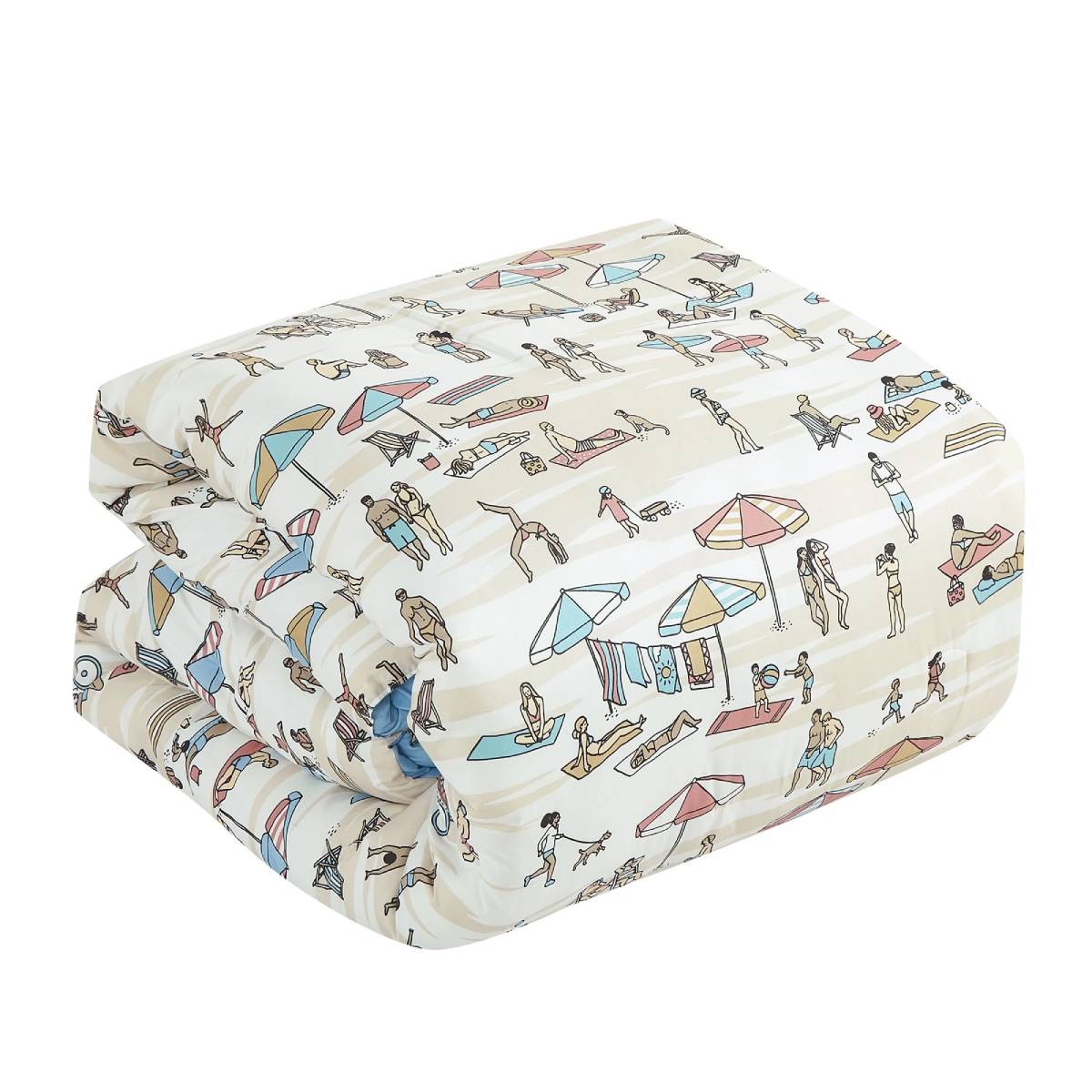 ESCA Surf Queen Size Comforter Set (4 Piece) - Multicolor