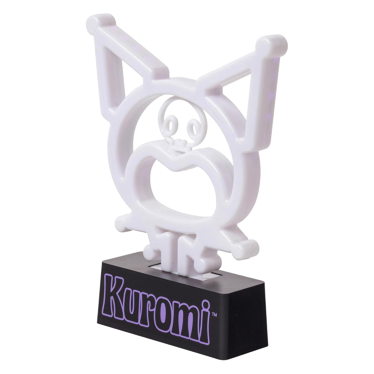 Sanrio Hello Kitty and Friends Kuromi Neon LED Lamp - White/Black