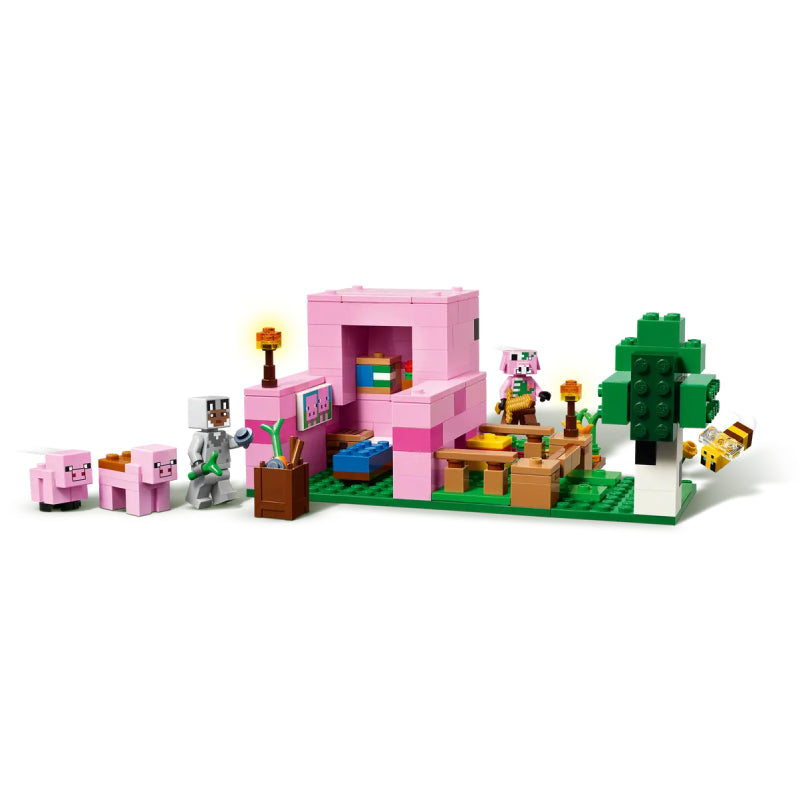 LEGO Minecraft The Baby Pig House Building Toy Set (238-Pieces)