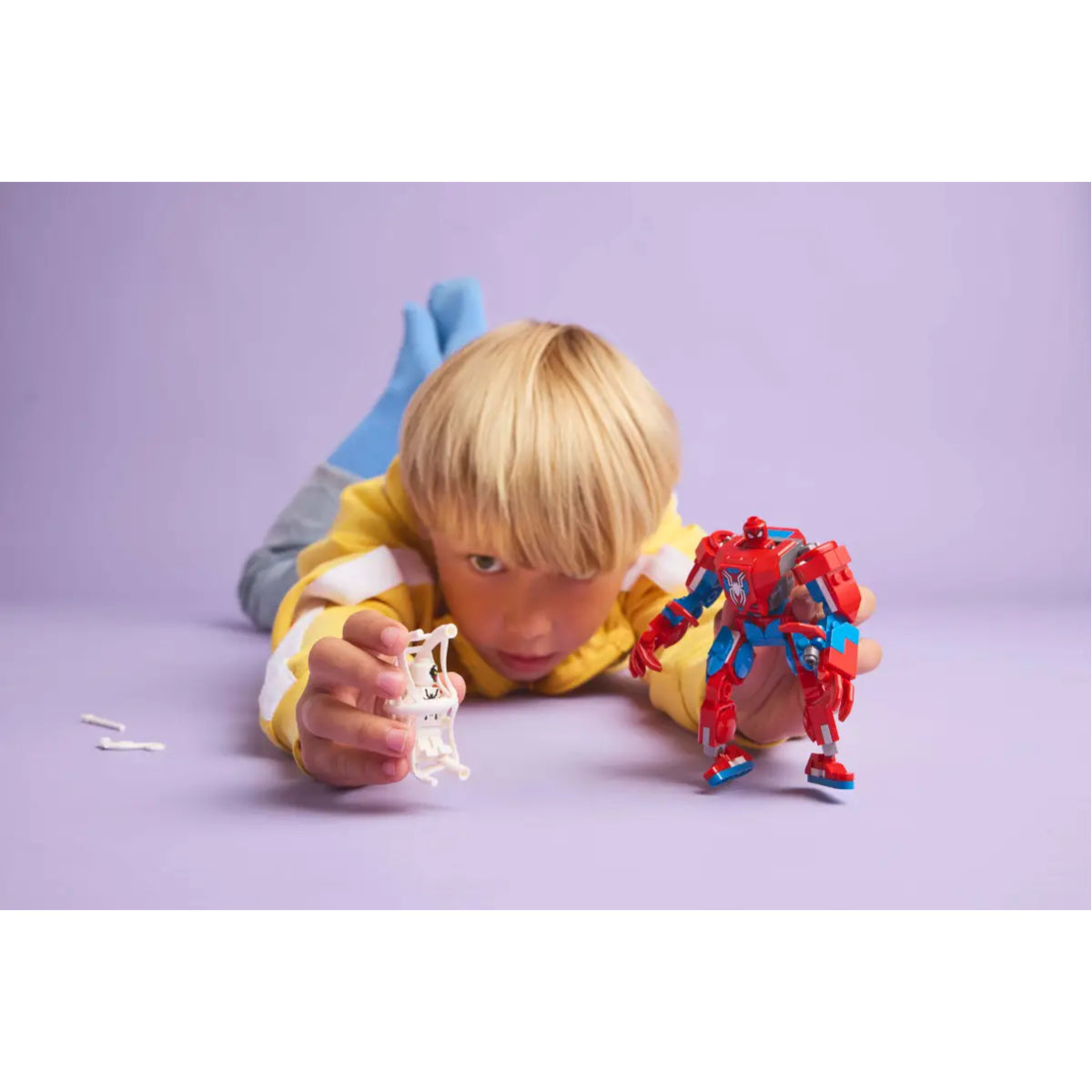 LEGO Marvel Spider-Man Mech vs Anti-Venom Building Toy Set (107-Pieces)