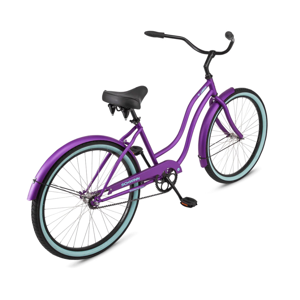 SCHWINN 26" Largo 1 Step-Thru Bike - Purple