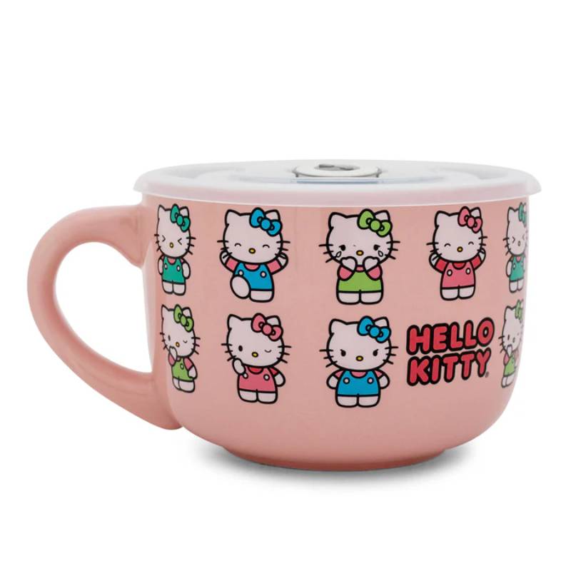 Sanrio Hello Kitty Expressions 20 oz Ceramic Soup Mug - Multicolor