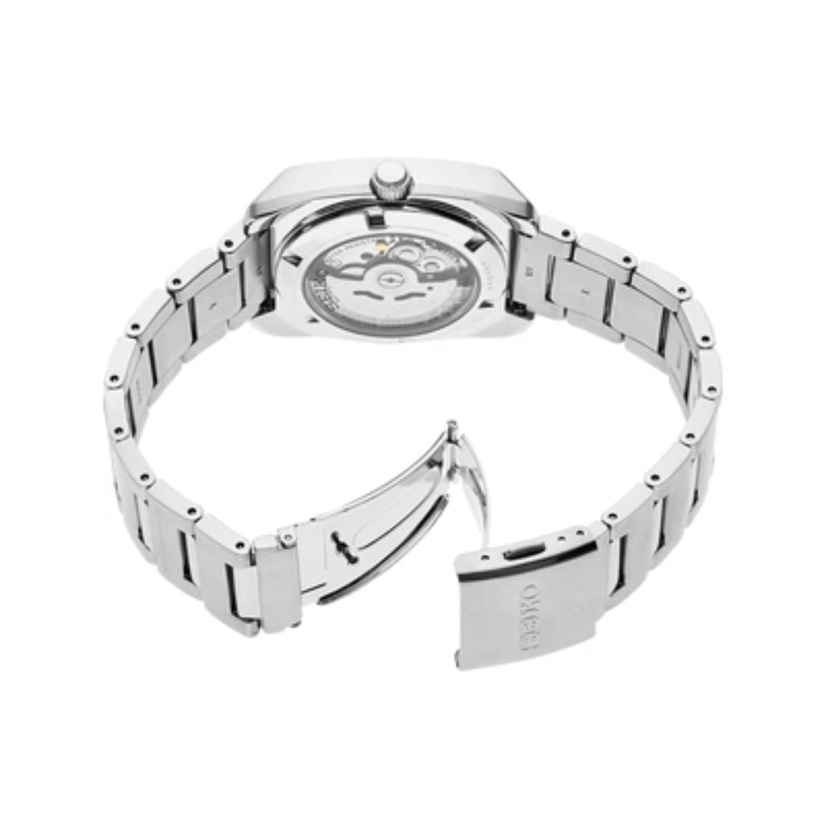 Seiko Recraft Series Men's 39.5mm Silver-Tone Bracelet Watch - Blue Dial