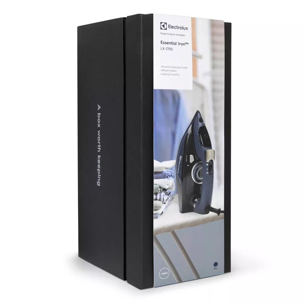 Electrolux LX-1700 Essential Iron with powerful burst of steam - Blue
