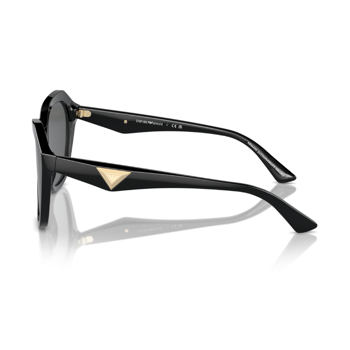 Emporio Armani EA4221565017 Women's Irregular Solid Color Sunglasses