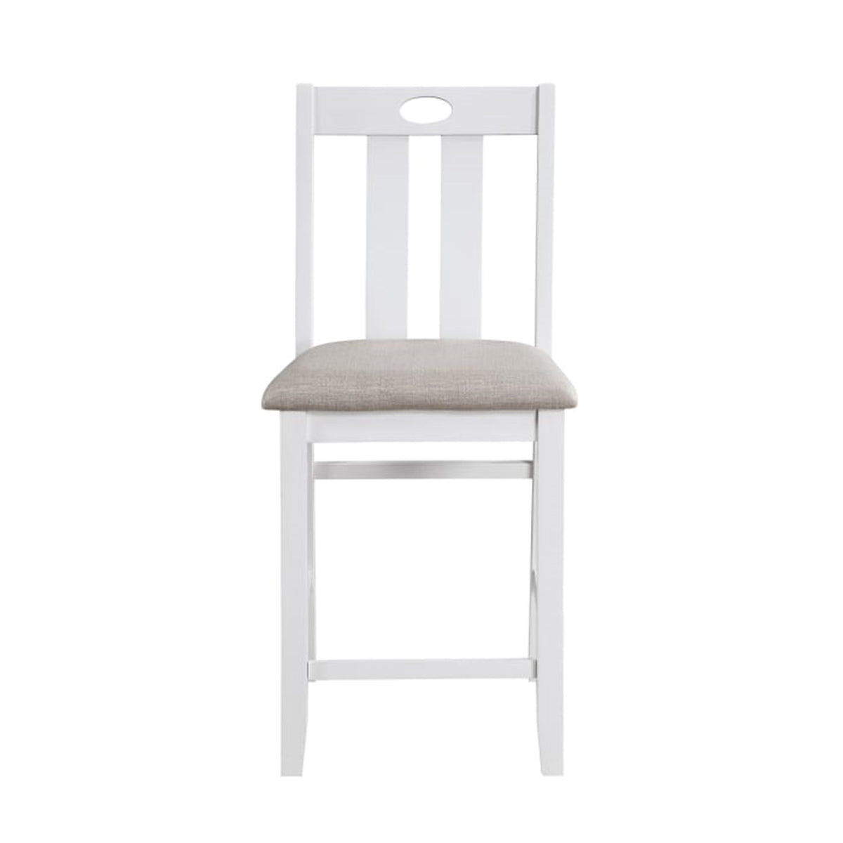 Belmont Counter Height Dining Table with 4 Chairs - Gray/White