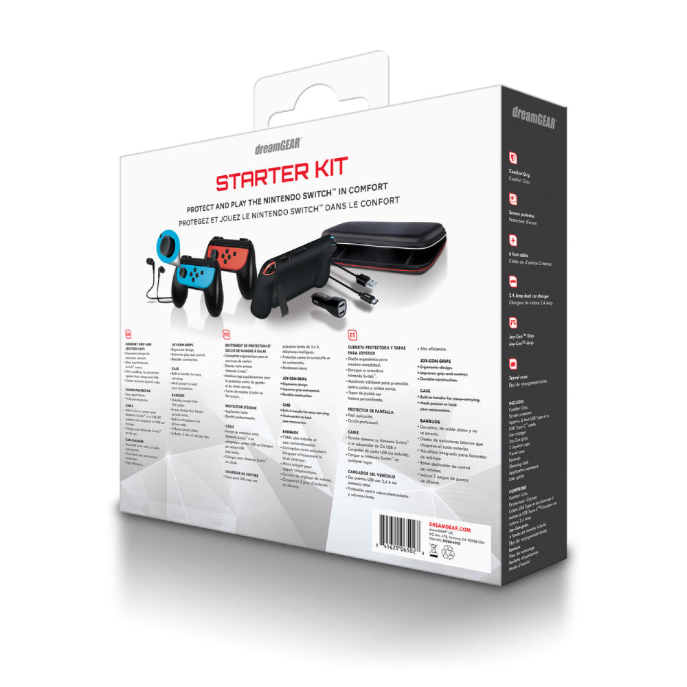 DreamGEAR Starter Kit for Nintendo Switch - Curacao