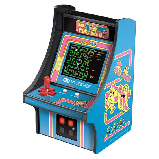 My Arcade Ms. Pac-Man Micro Player - Blue/Pink - Curacao